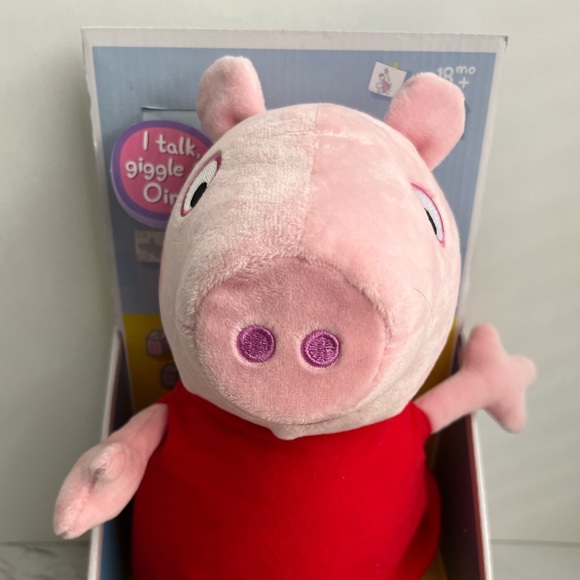 NEW Peppa Pig Hug N' Oink 12" Talking Plush - Picture 7 of 12